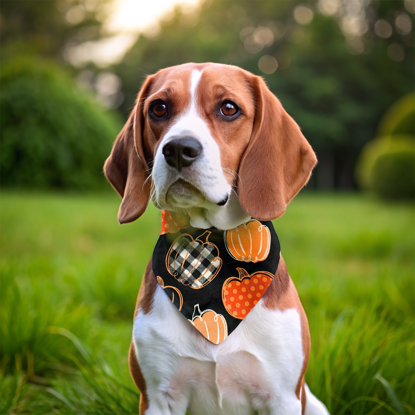 Halloween Pumpkins Dog Bandanas