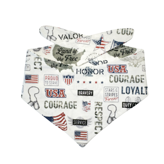 American Spirit Dog Bandanas