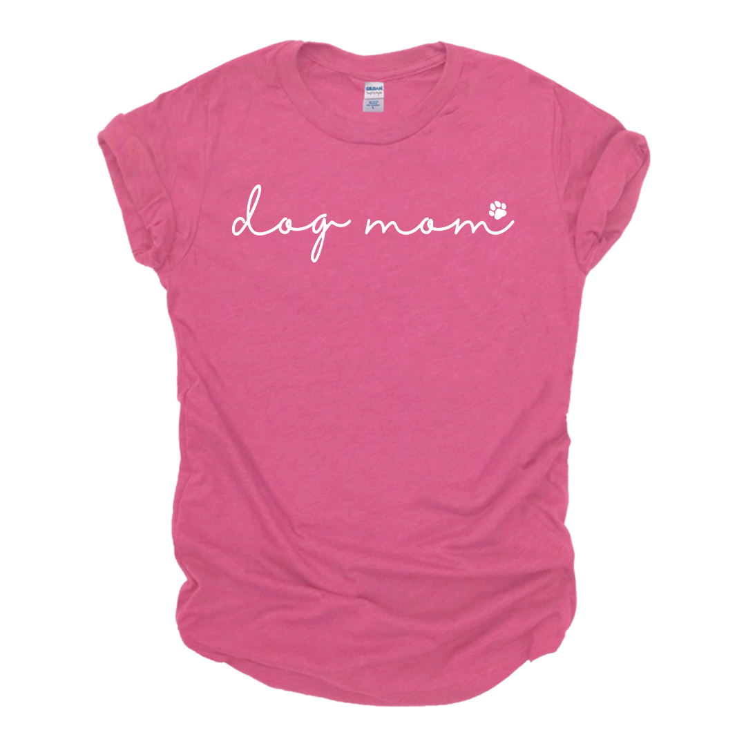 "Dog Mom" Script Tee