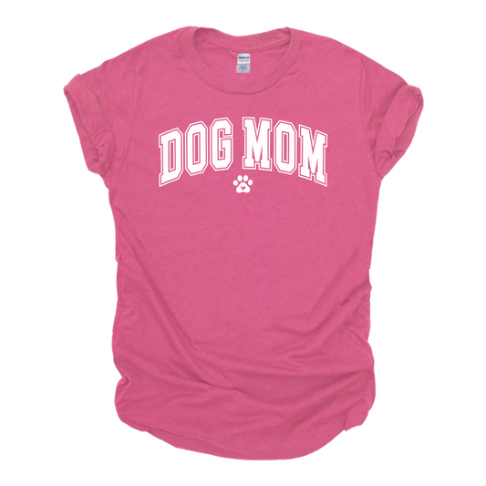 "Dog Mom" Varsity Tee